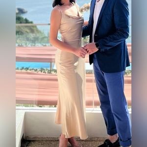 Champagne Biased Dress